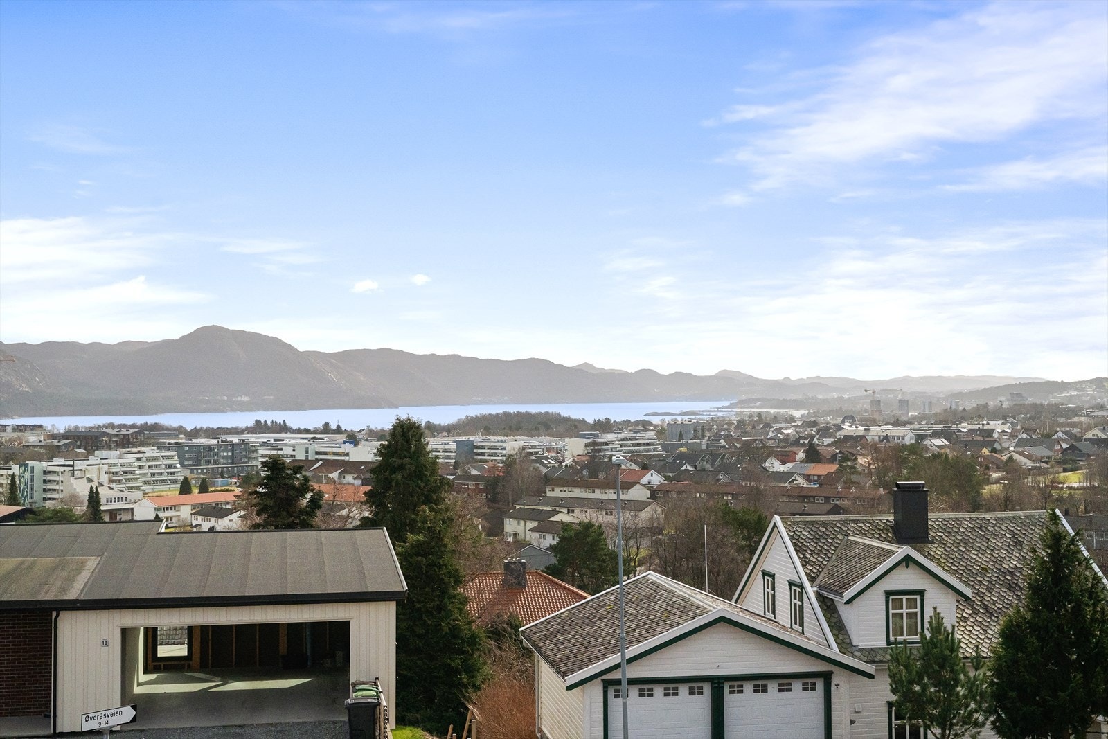 Panoramautsikt mot Gandsfjorden Galleribilde