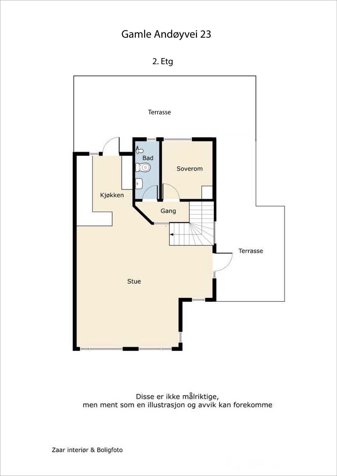 Plantegning 2. etasje Galleribilde