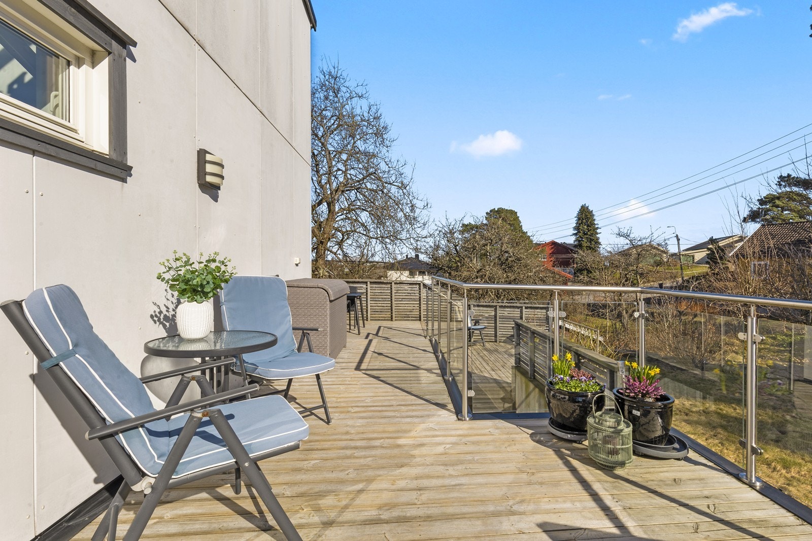 Flotte solforhold rundt boligen Galleribilde