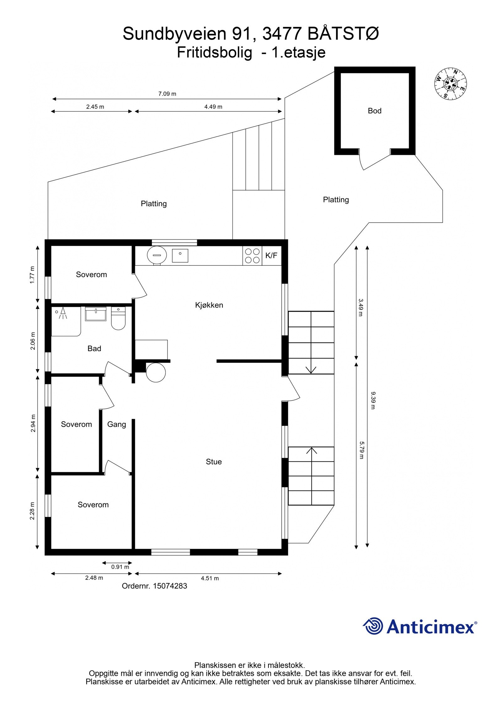Plantegning Galleribilde