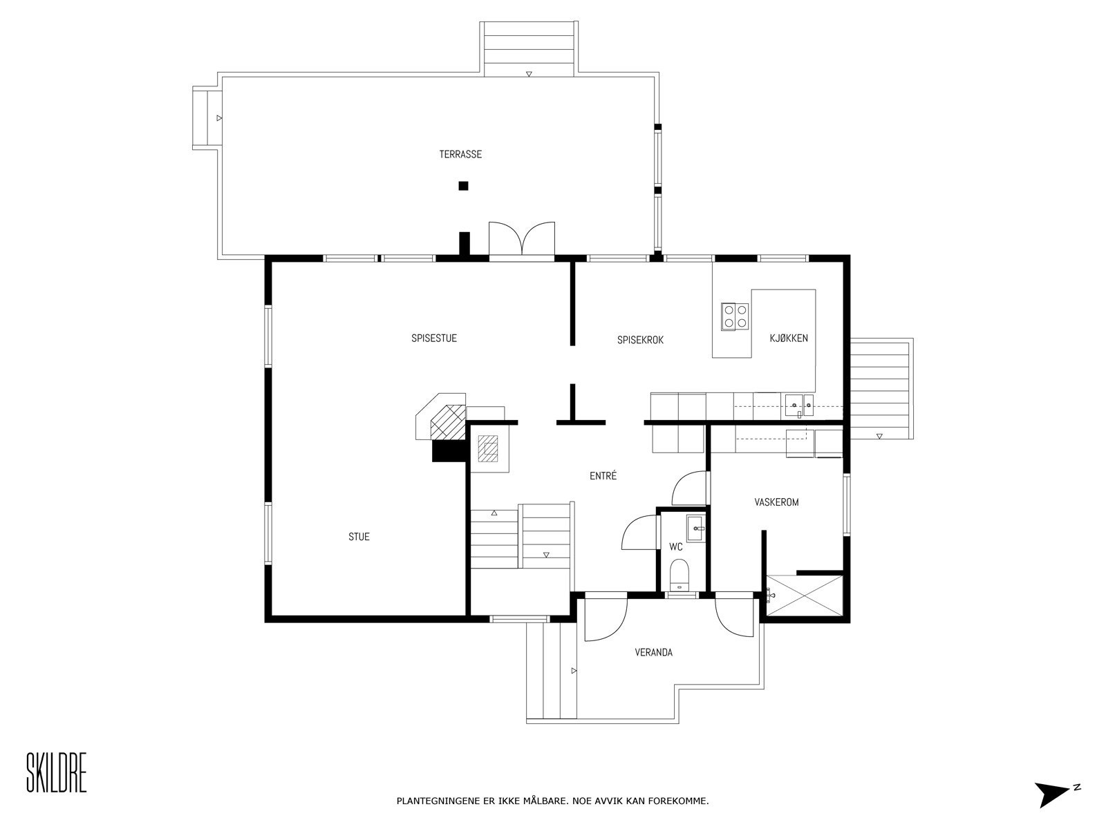 Plantegning 1 etasje Galleribilde