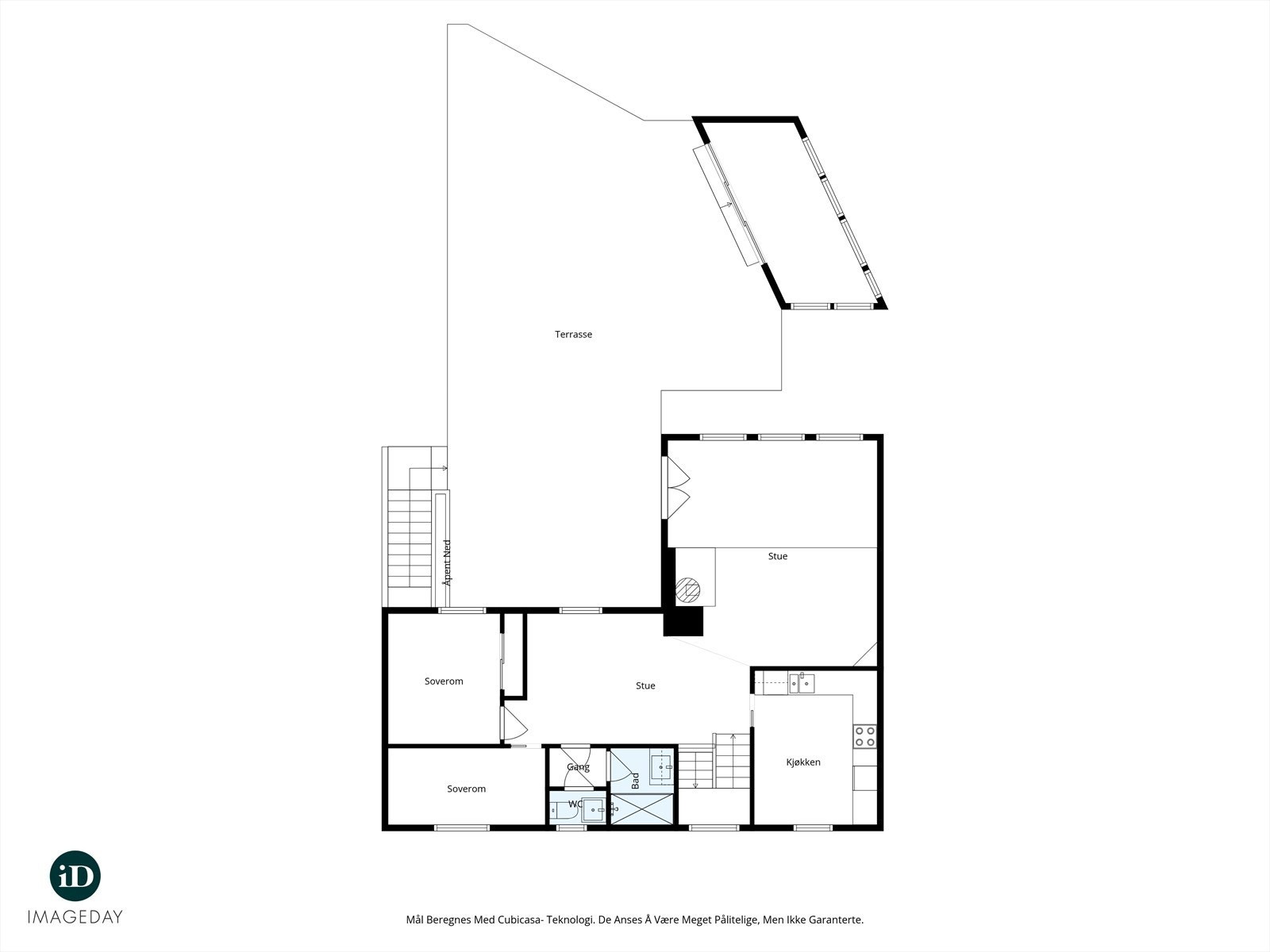 Plantegning 2. etasje Galleribilde