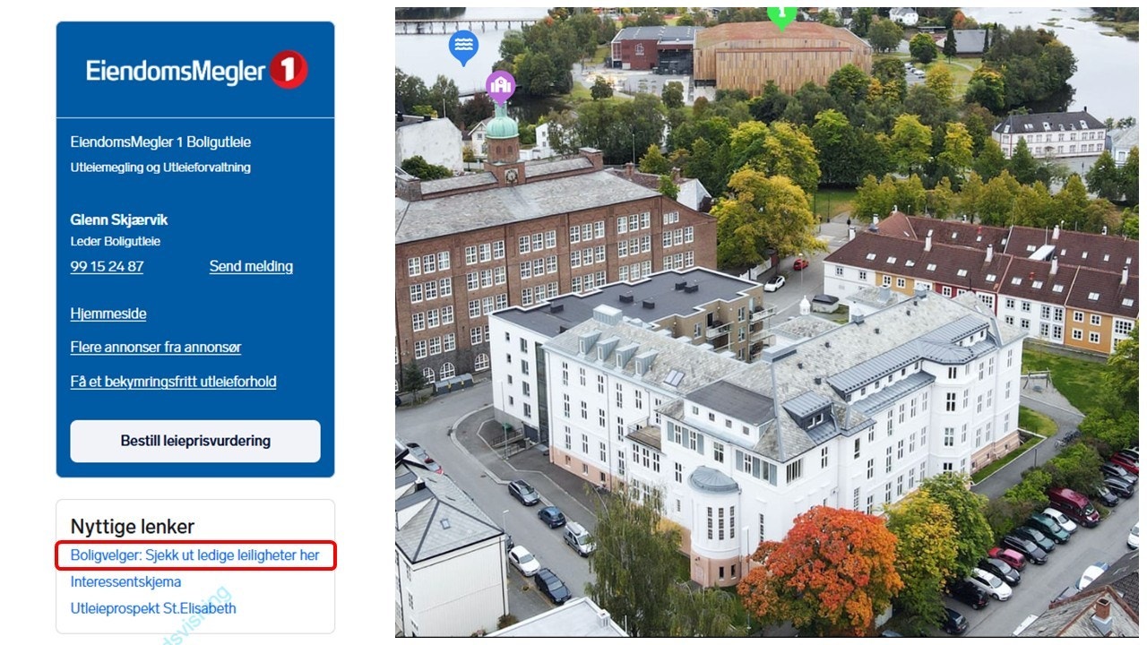 Sjekk ut boligvelgeren for oversikt over leiligheter som blir ledige fra 1.august 2026! Denne oppdateres fortløpende. Galleribilde