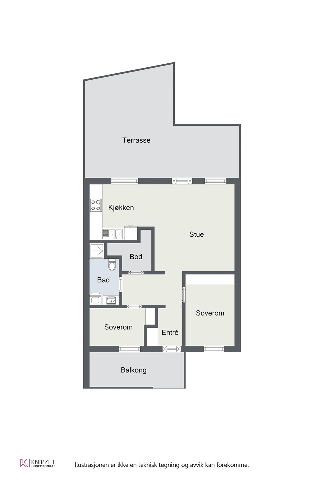 Plantegning. Galleribilde