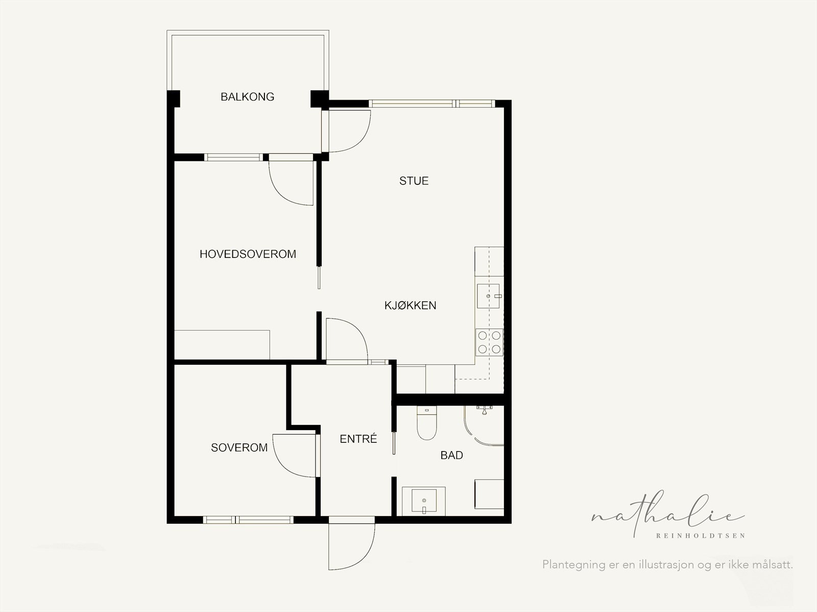 Plantegning Galleribilde