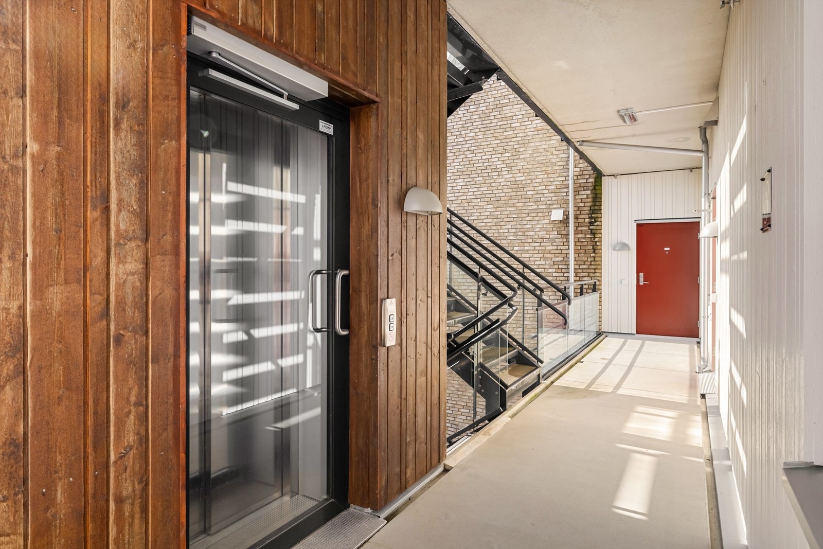 Det er heis i bygget Galleribilde