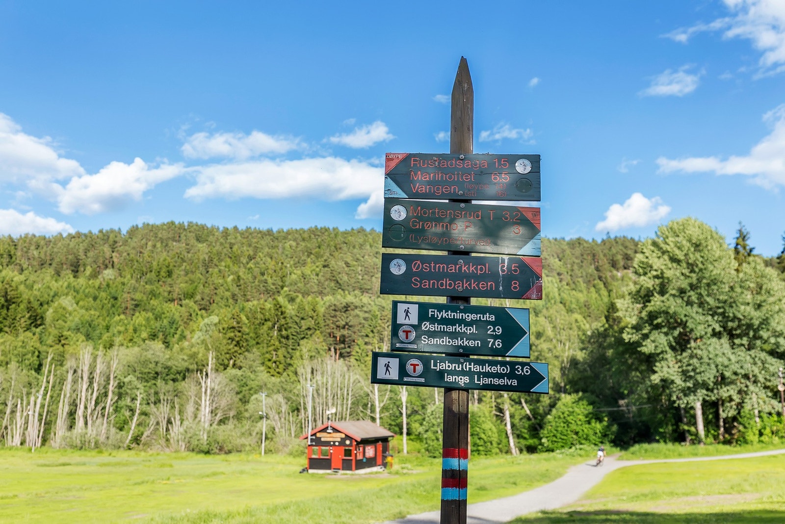 Østmarka byr på flotte turmuligheter for både store og små, sommer og vinterstid. Galleribilde
