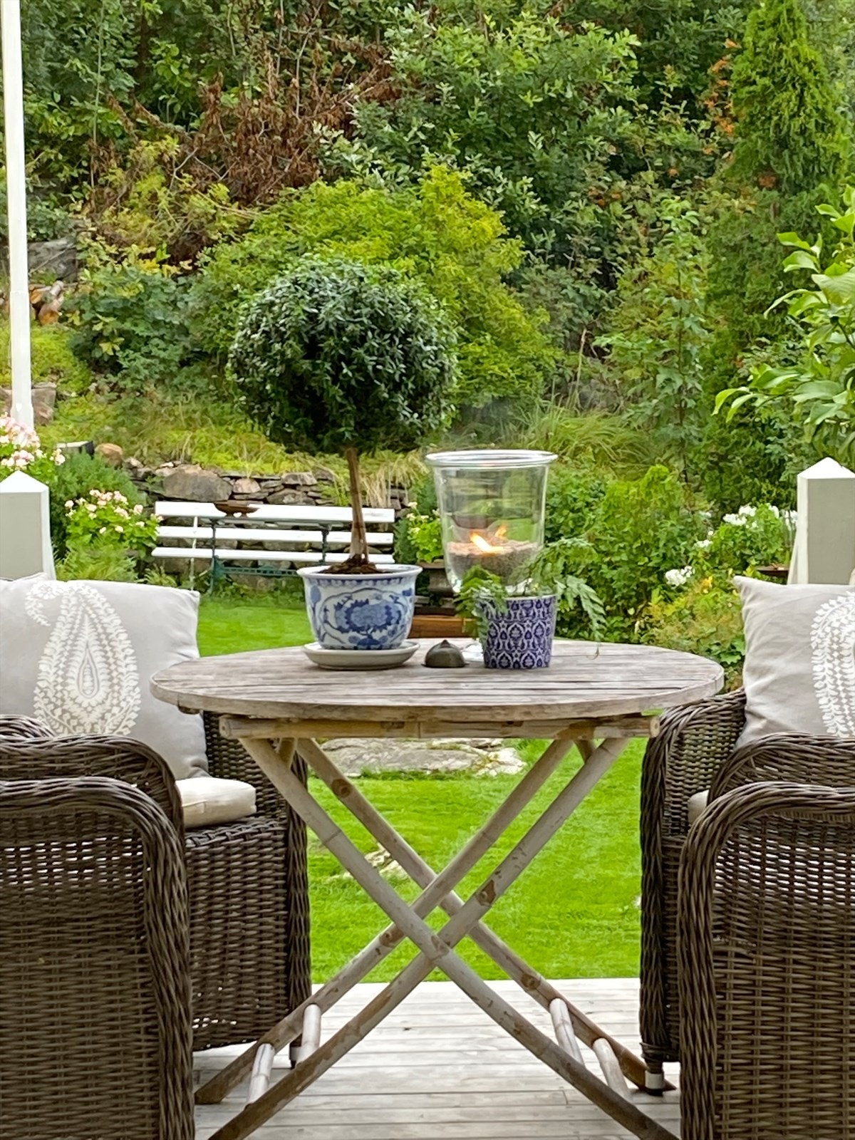 Fra terrassen på kjøkken siden, (eiers bilde) Galleribilde