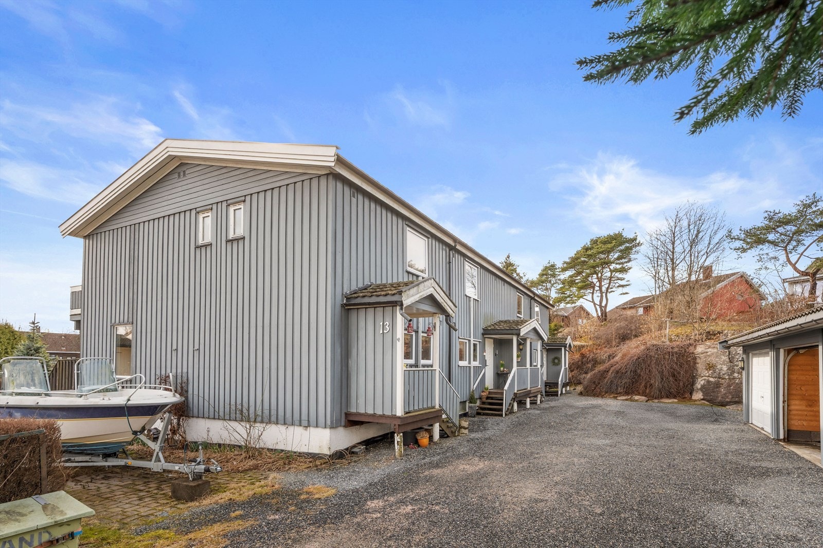 Rekkehuset er en del av et veldrevet borettslag tilknyttet OBOS. Galleribilde