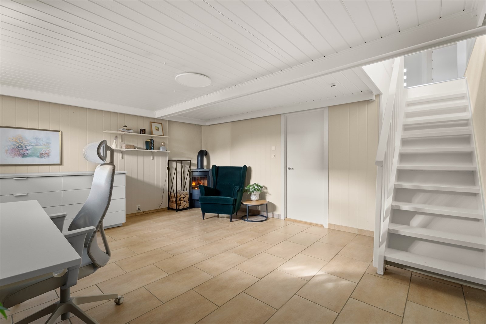 En vedovn gir ekstra varme og hygge på kalde dager. Galleribilde