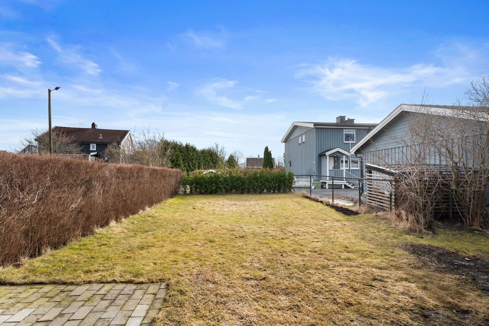 Hagen er pent opparbeidet og enkel å vedlikeholde. Galleribilde