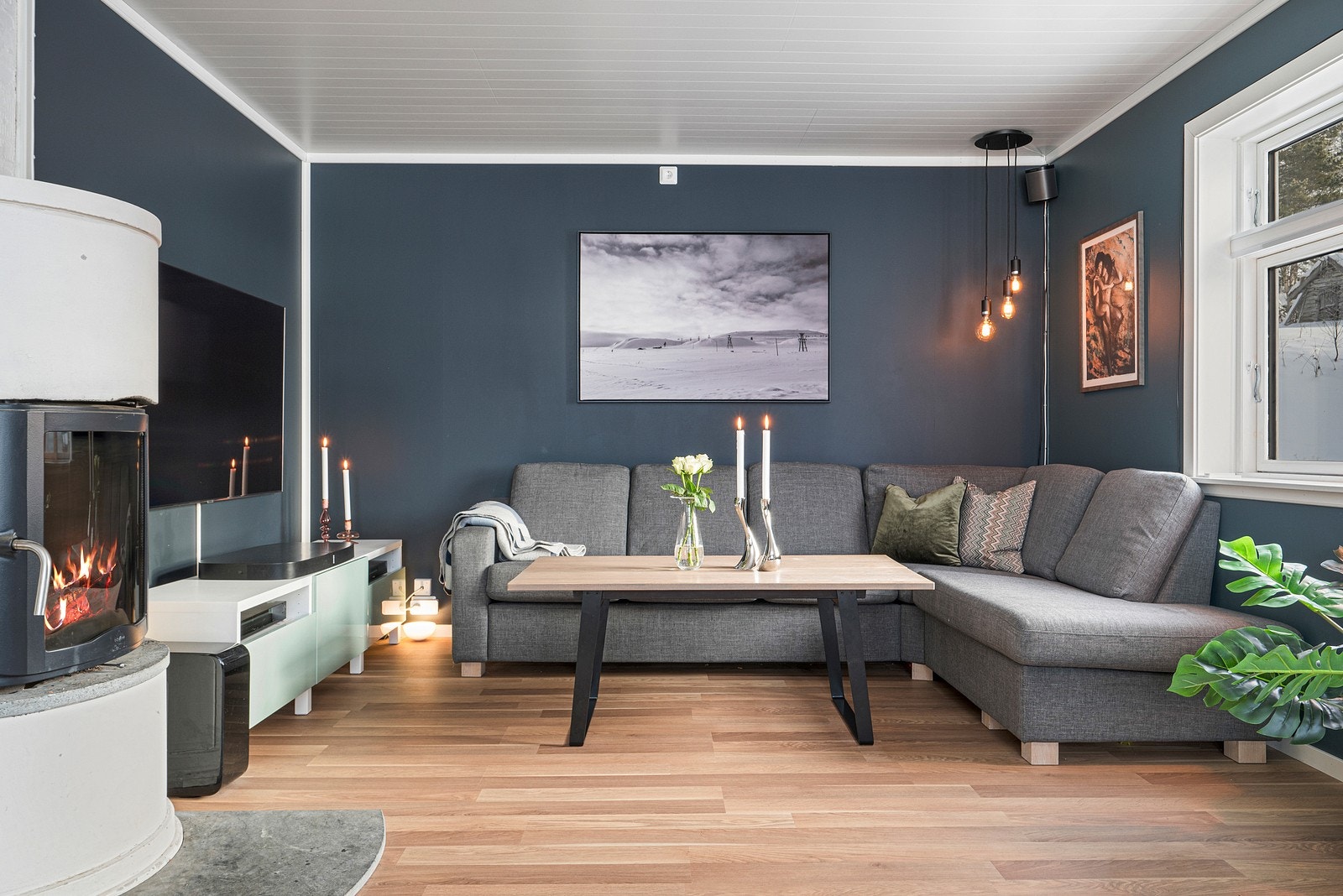 Lys og trivelig stue i 1. etasje. Galleribilde