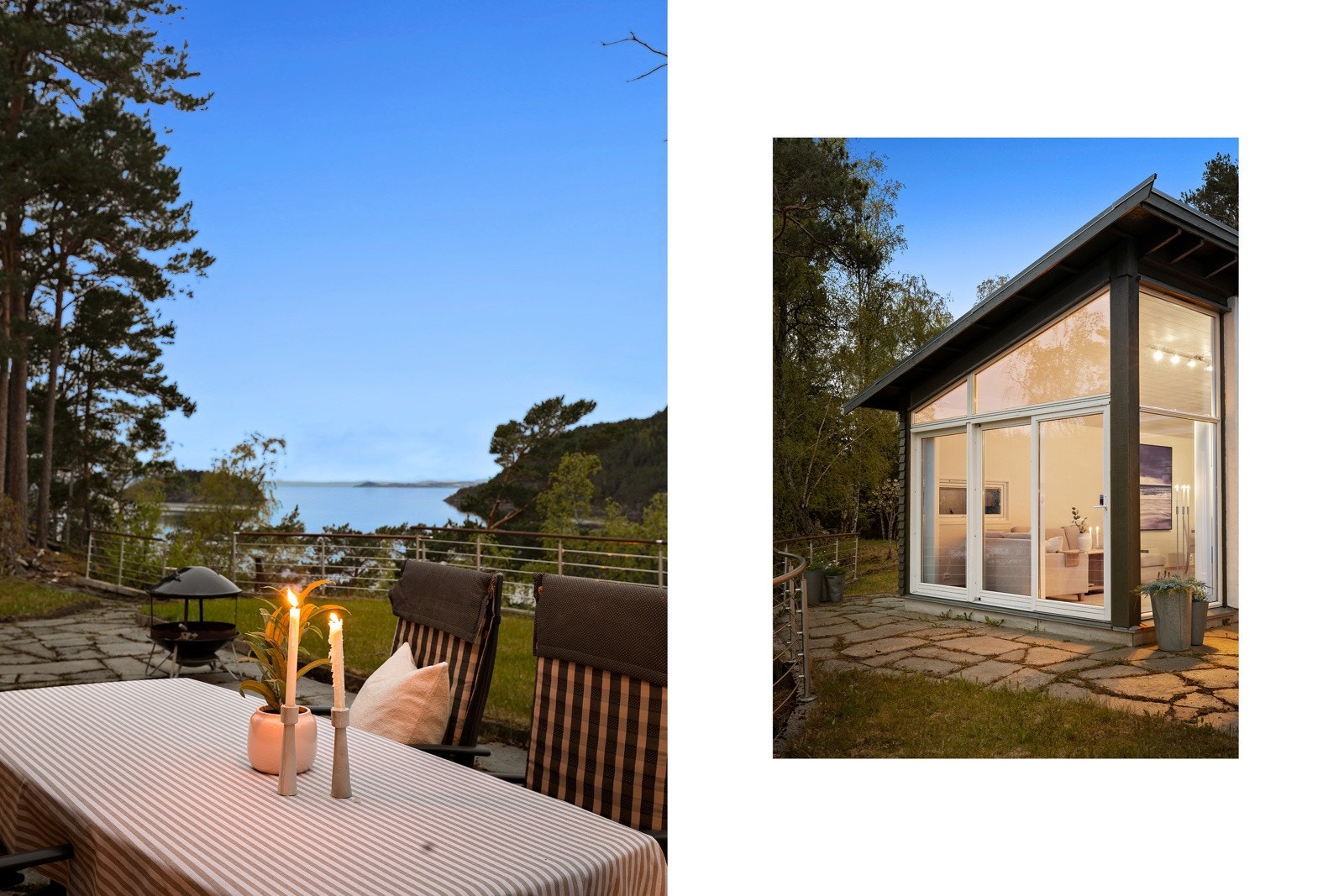 Vidstrakt fjordutsikt og fantastiske solforhold. Galleribilde