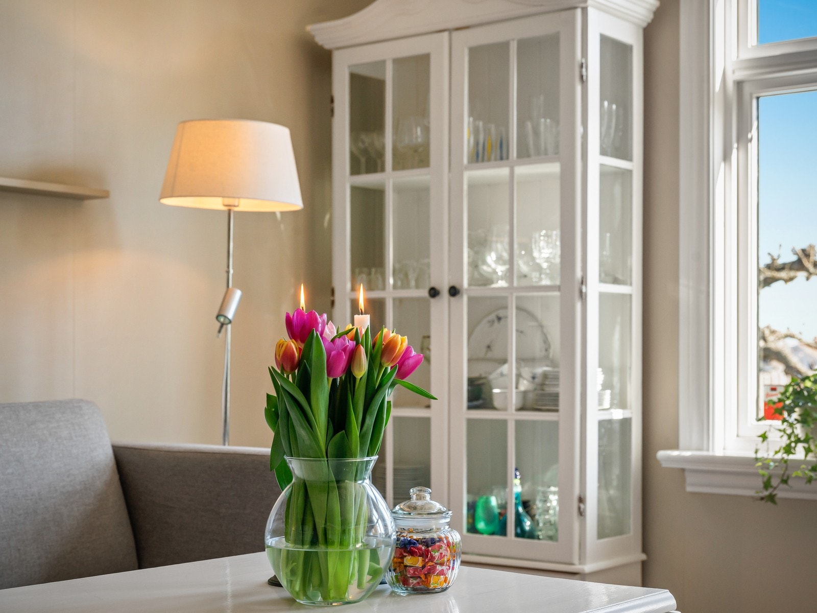 Stemningsbilde fra stue. Galleribilde