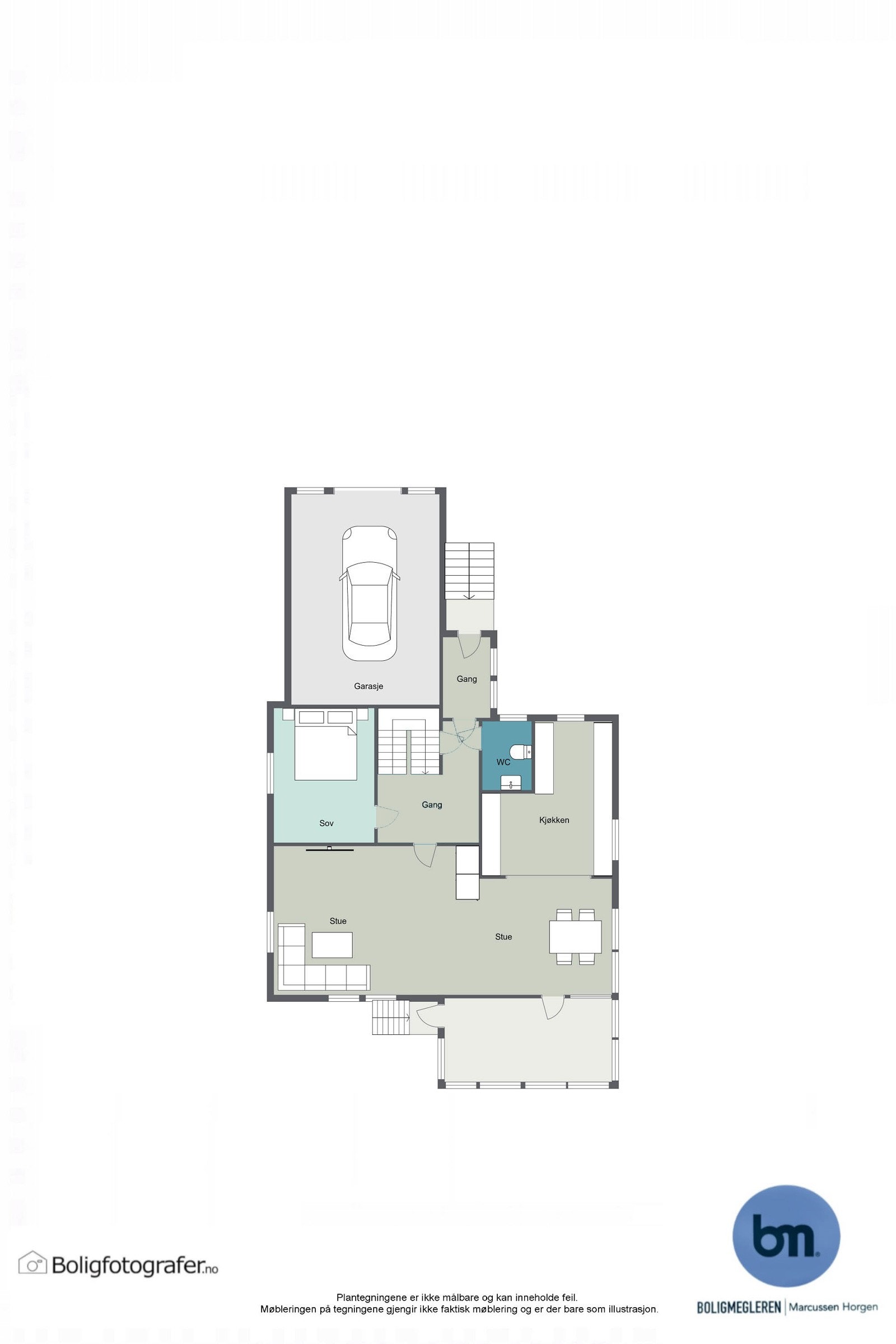 Planløsning 1.etg. Galleribilde