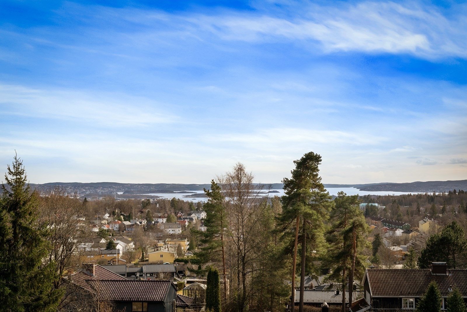Utsikt fra terrassen Galleribilde