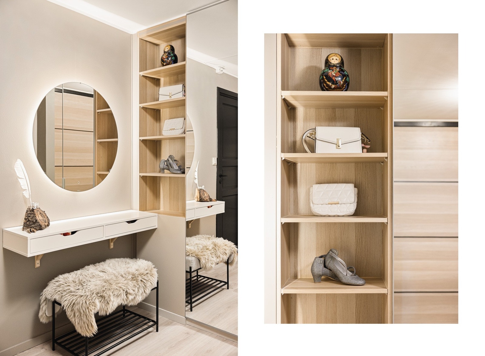 Trenger du mer oppbevaringsplass for klærne? Da vil du sette stor pris på walk-in garderoben. Galleribilde