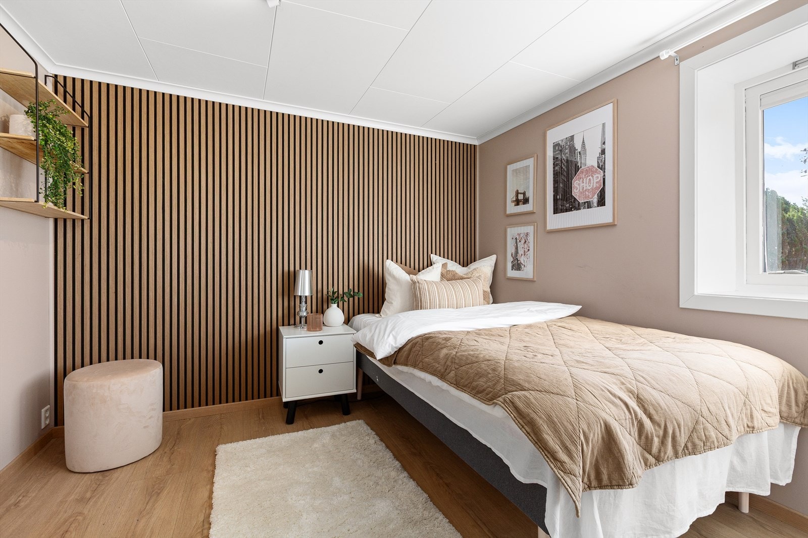 Rom innredet som soverom (ikke godkjent). Galleribilde