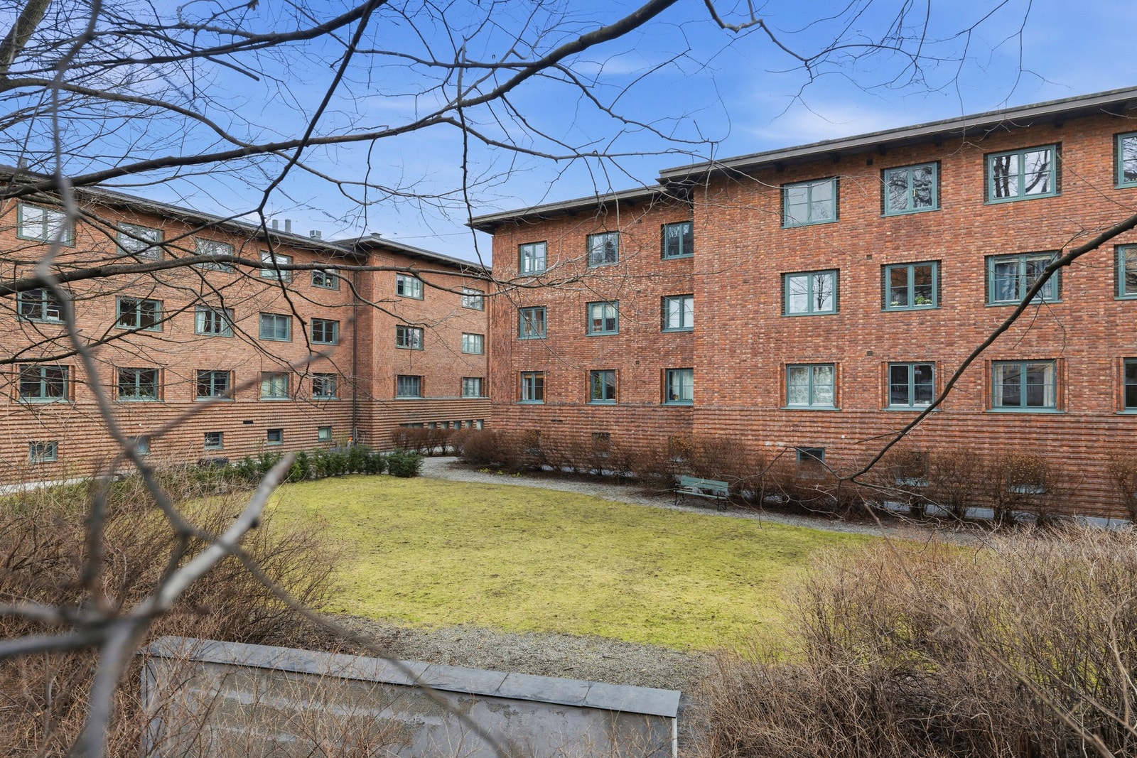 Stor felles hage i sameiet. Galleribilde