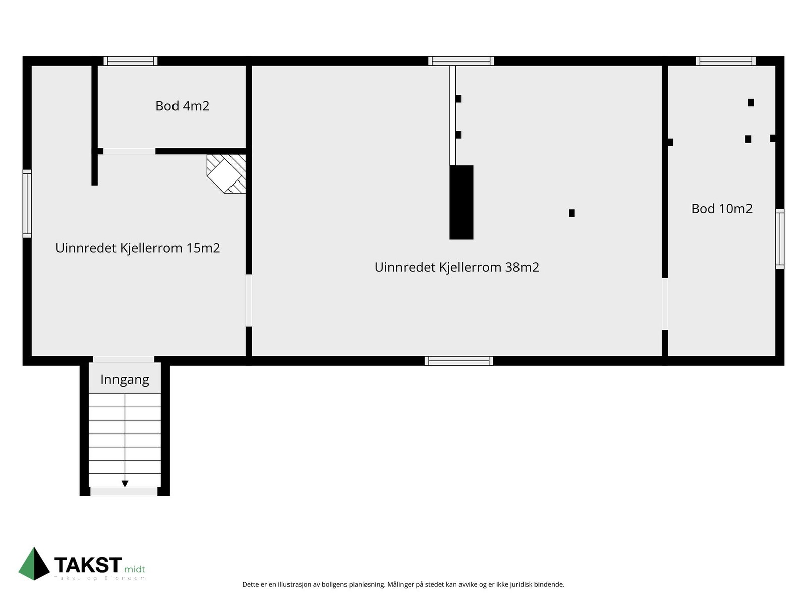 Kjeller - "grov"kjeller. Foreligger ingen bilder av kjeller innvendig. Galleribilde