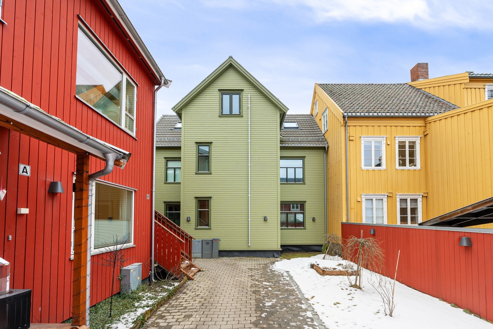 Leiligheten ligger i et trivelig område et steinkast unna Vervet. Galleribilde