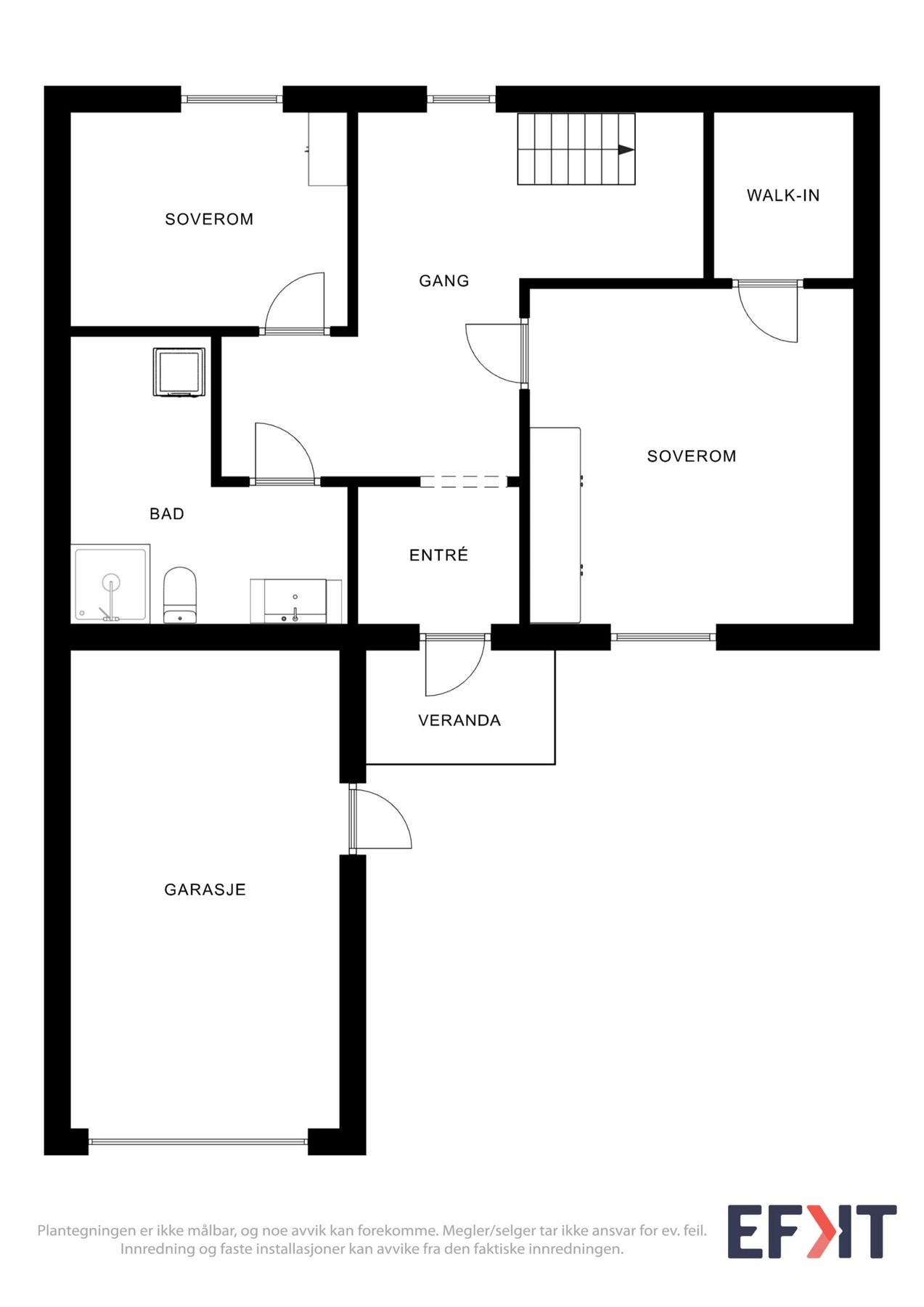 Planløsning - 1. etasje. Galleribilde