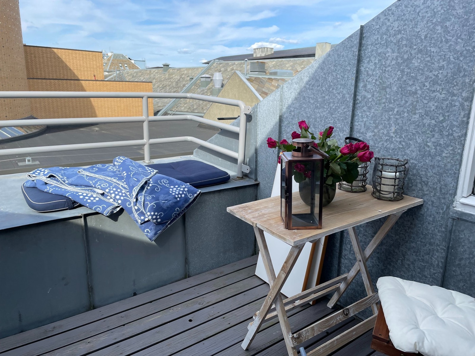 Stemningsbilde fra takterrasen. Galleribilde