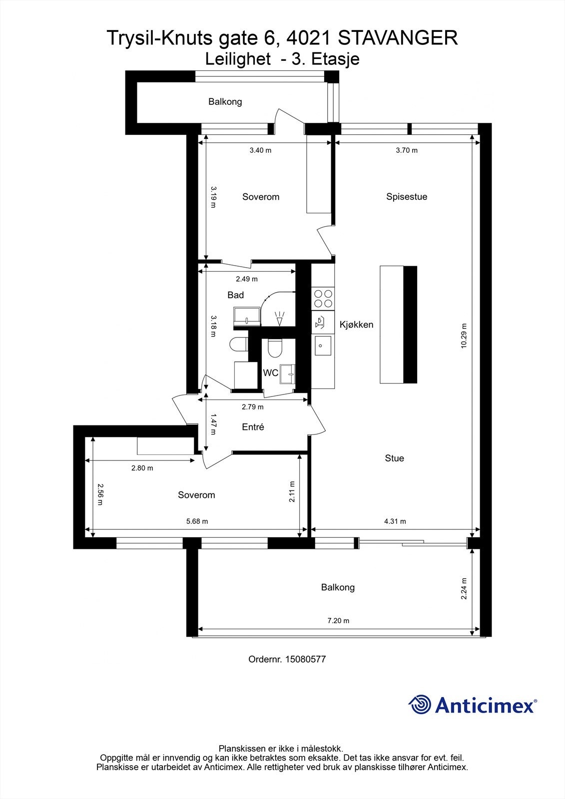 Plantegning 3. Galleribilde