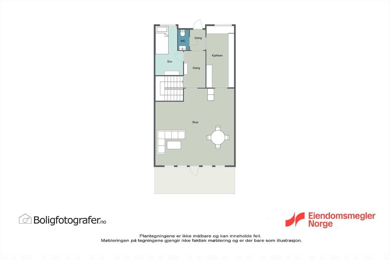 Plantegning hovedetasje Galleribilde