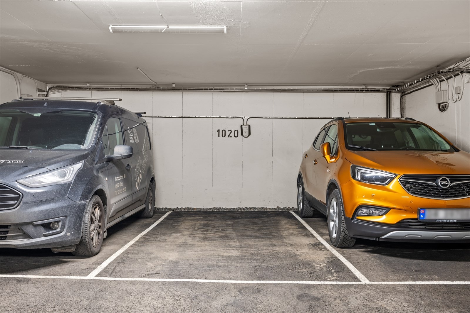 Parkeringsplass 1020 - opplegg for lading Galleribilde