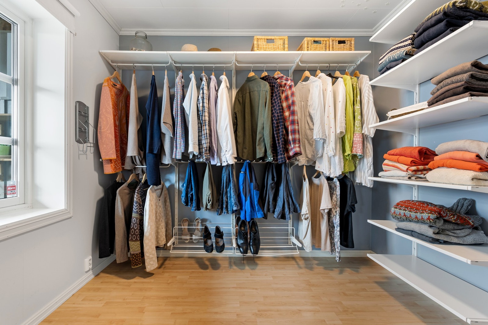 Soverom som i dag benyttes som garderoberom Galleribilde