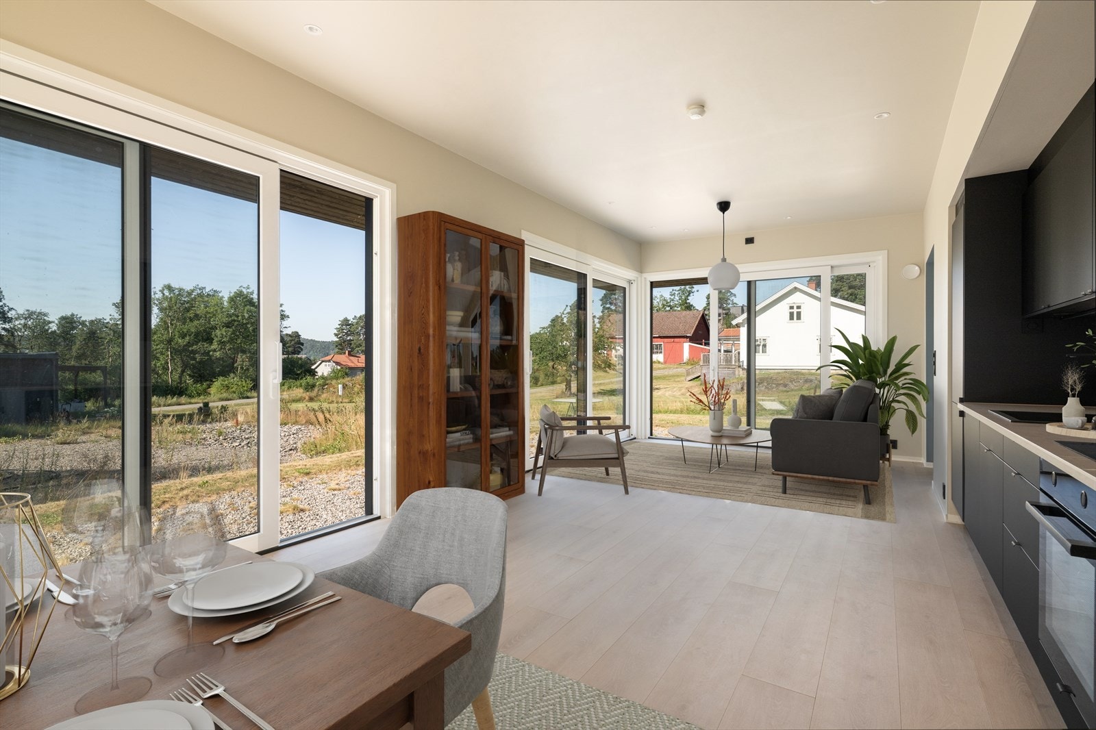 Bildet er digitalt møblert og er kun en illustrasjon. Galleribilde