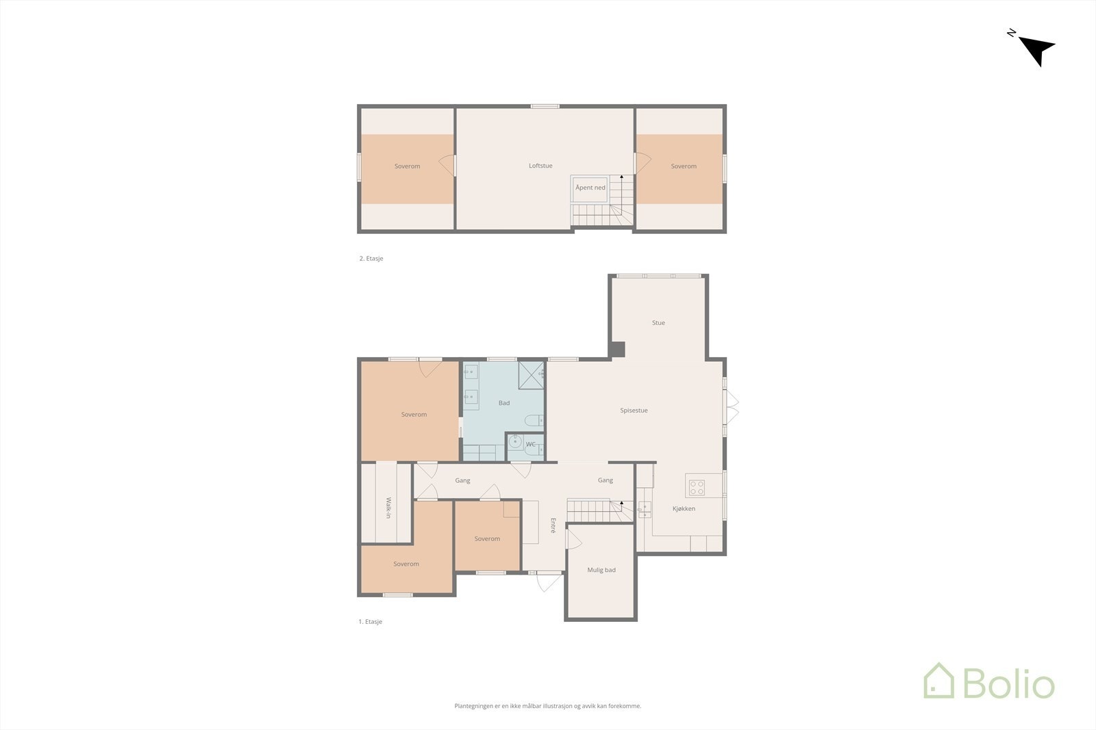 Plantegning Galleribilde