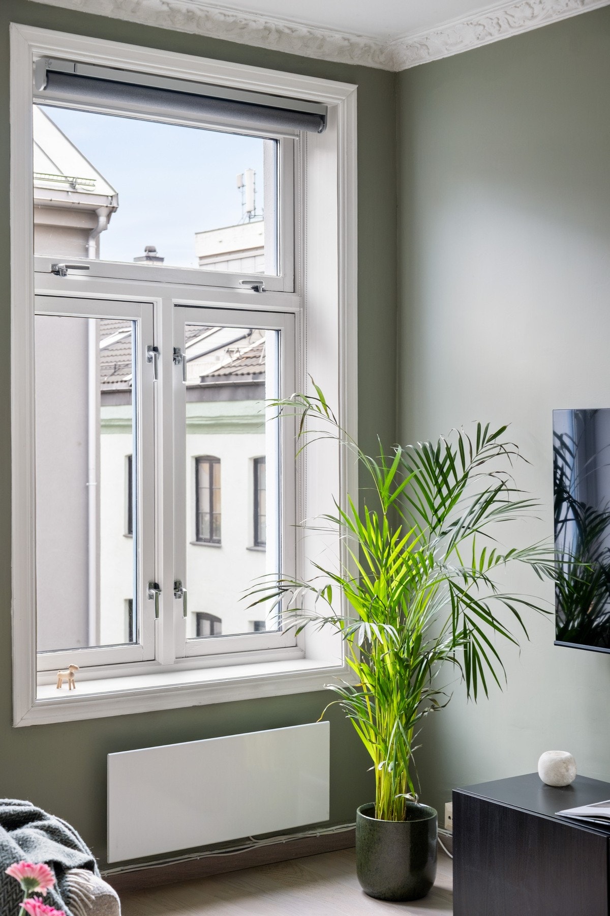Leiligheten har en skjermet og sentral beliggenhet. Galleribilde