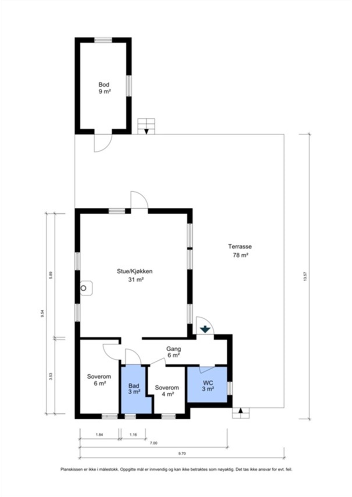 Planskisse. Galleribilde