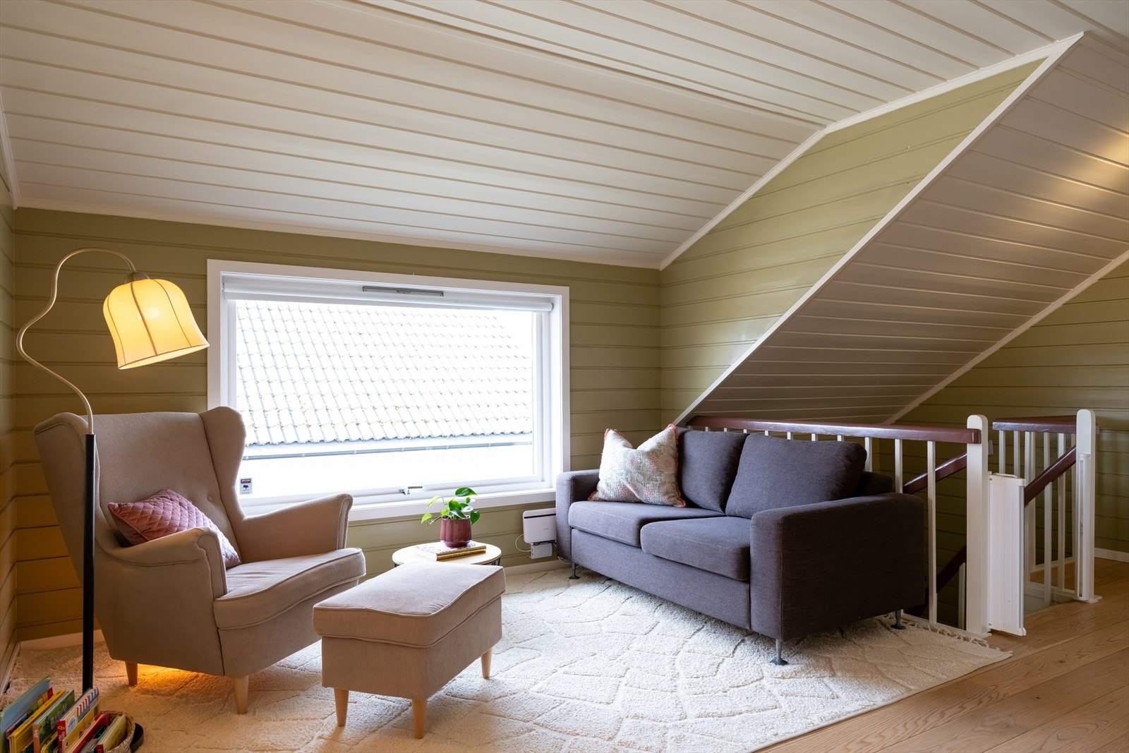 Det er også et lite (kaldloft) over 2. etasje Galleribilde