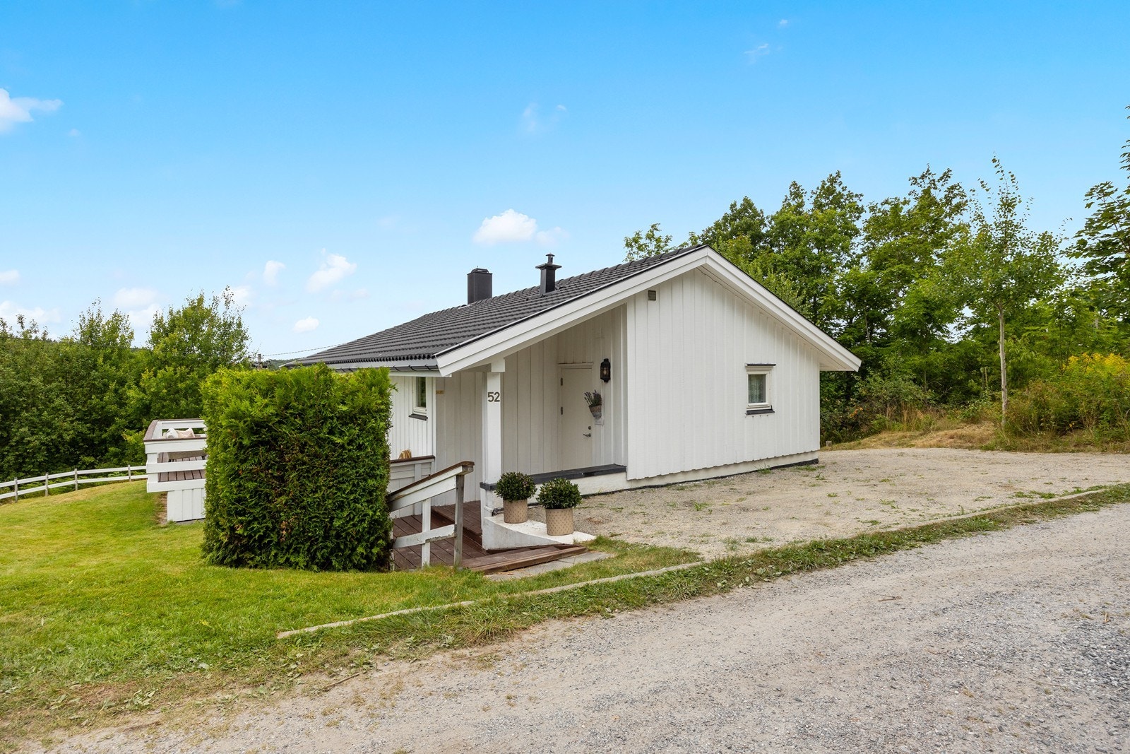 Parkering på egen tomt Galleribilde
