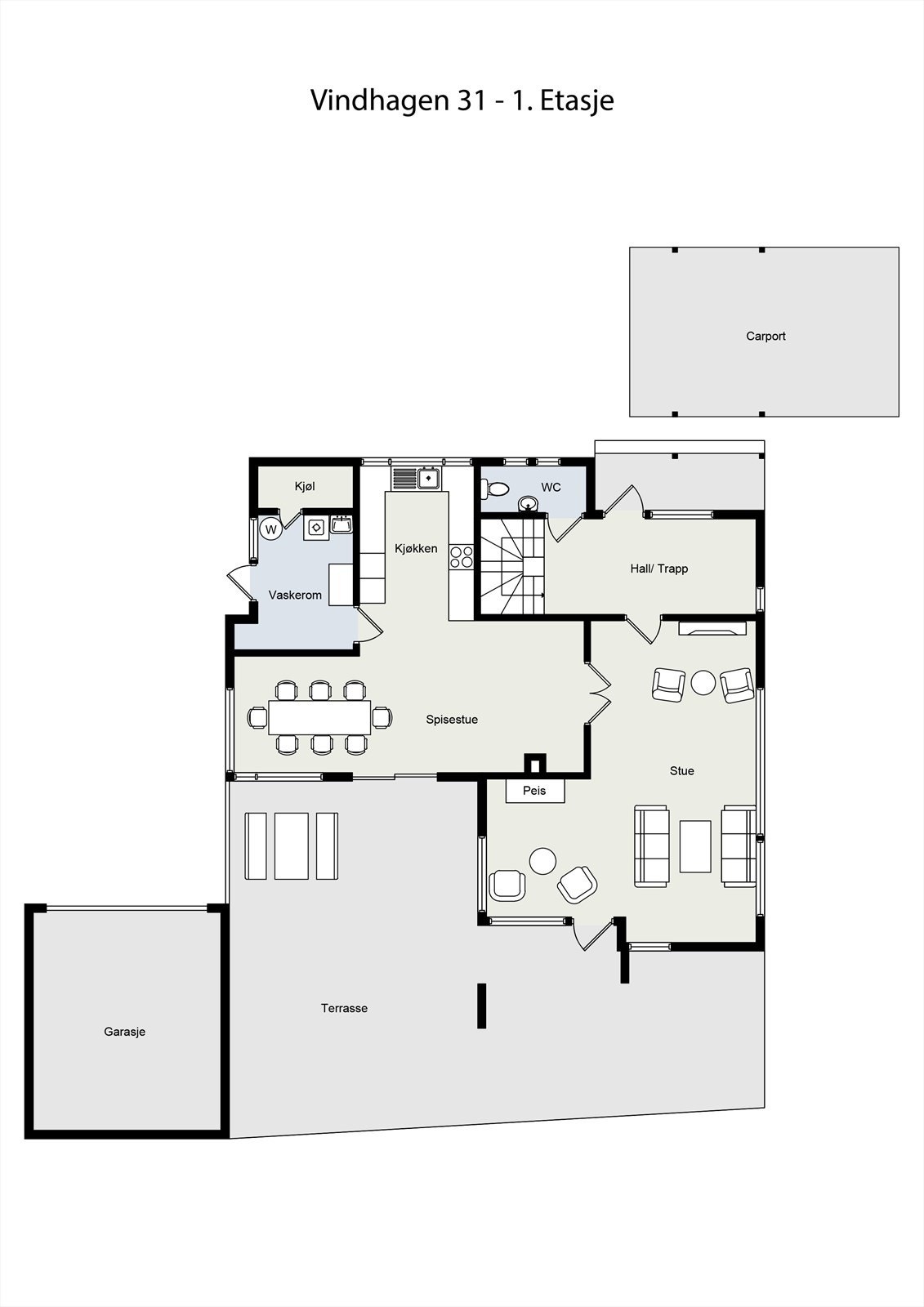 1. etasje. Galleribilde