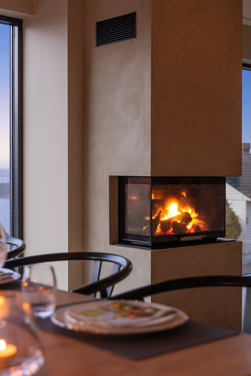 Vedovn og varmepumpe i boligen. Galleribilde