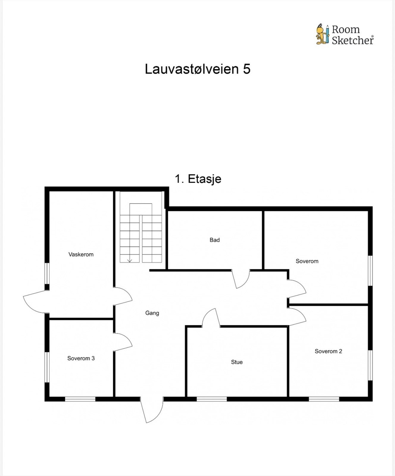 Plantegning 2.etg Galleribilde