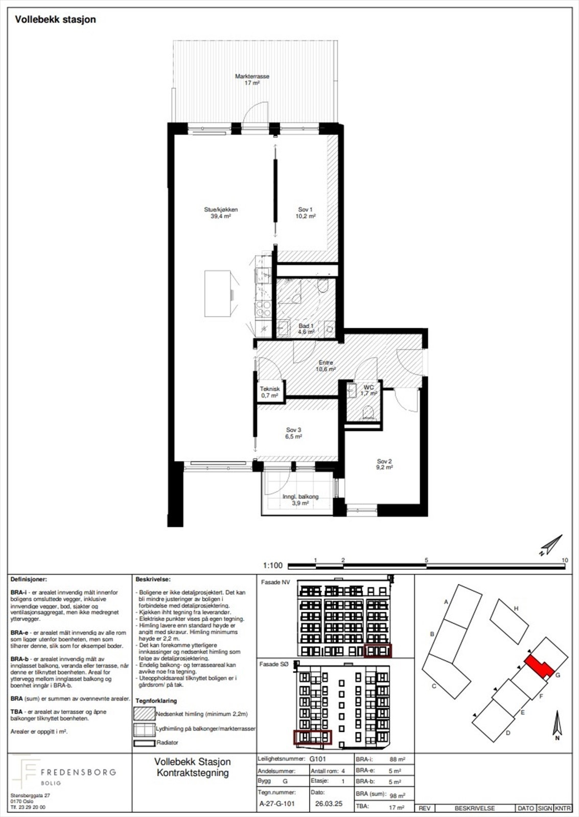 Plantegning fra Utbygger. Det medfølger også kjellerbod på ca. 5 m². Galleribilde
