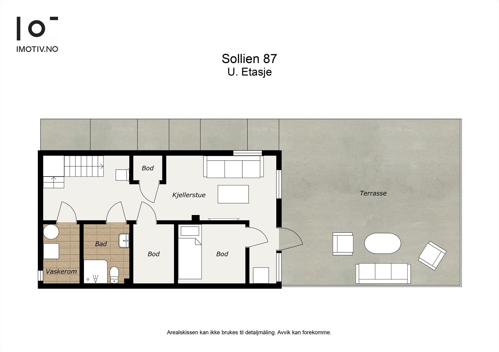 - Plantegning underetasje - Galleribilde