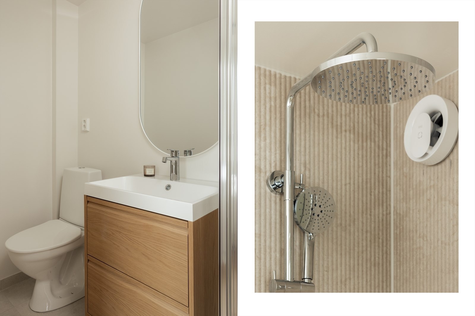 Varmekabler i gulv på badet Galleribilde