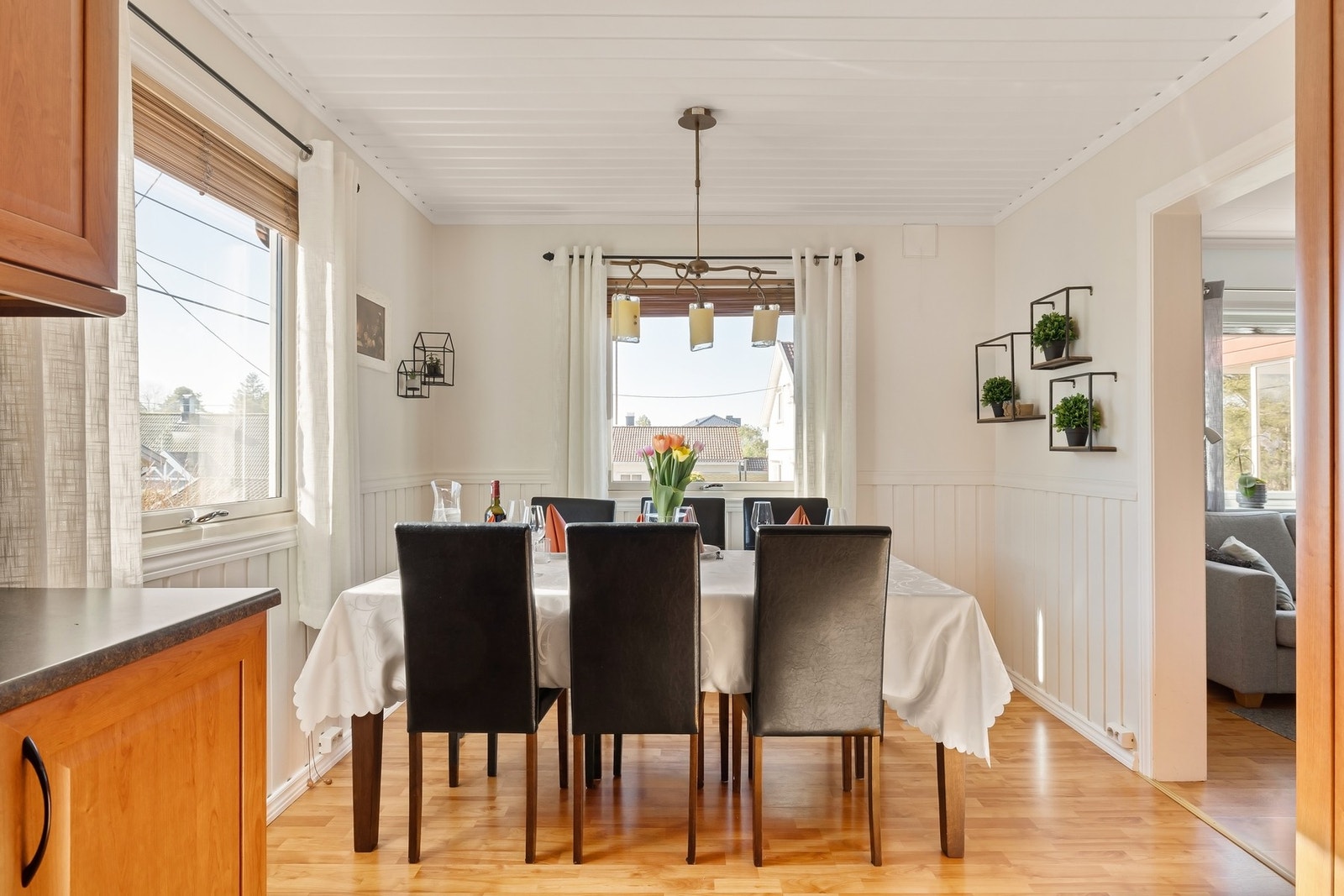 Her kan man nyte gode måltider med familie og venner. Galleribilde