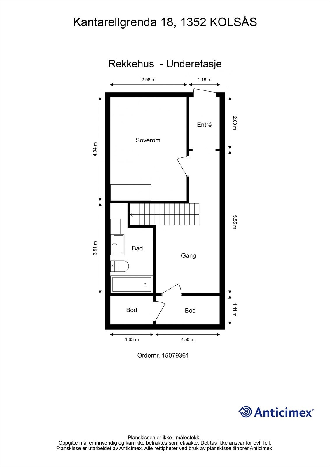 Plantegning Galleribilde