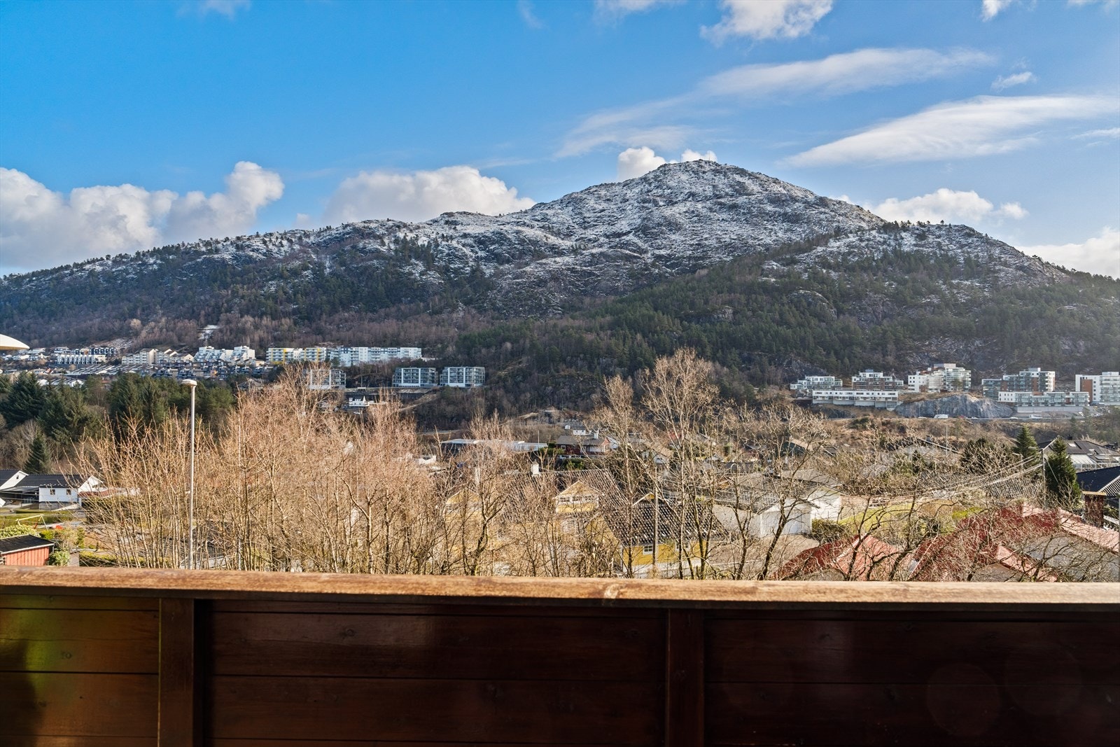 Fin utsikt fra altanen! Galleribilde