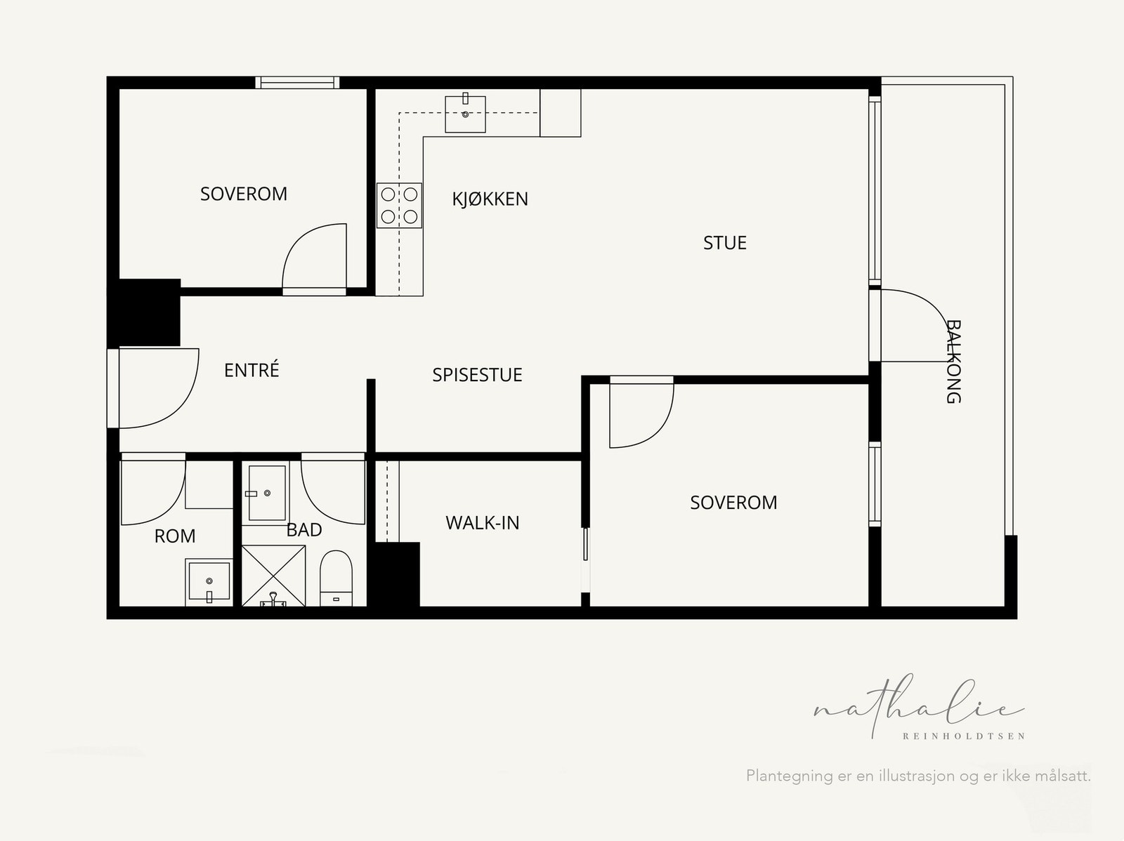 Plantegning. Galleribilde