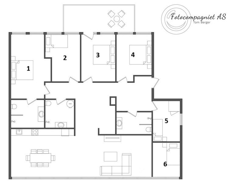 Plantegning Galleribilde