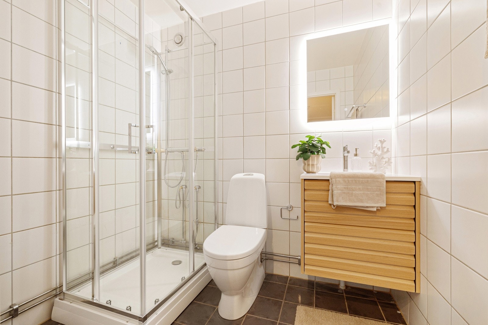 Bad med flislagte overflater oppgradert i 2008. Galleribilde