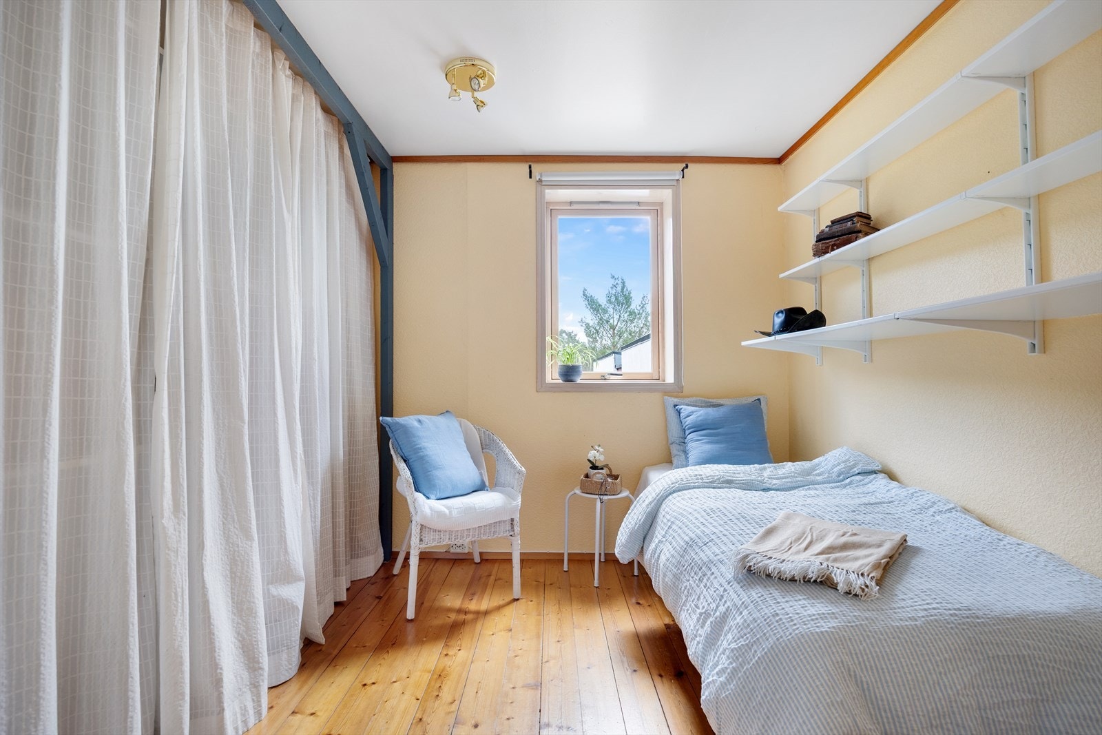 TV-stue er brukt som soverom Galleribilde